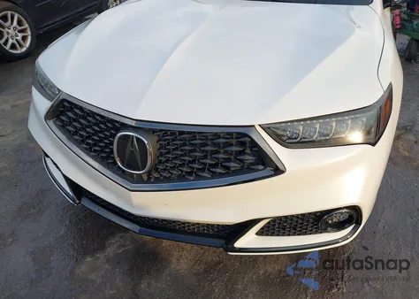 2020 Acura Tlx A-Spec/A-Spec W/Red Leather из США, поврежденный, VIN 19UUB2F60LA004214
